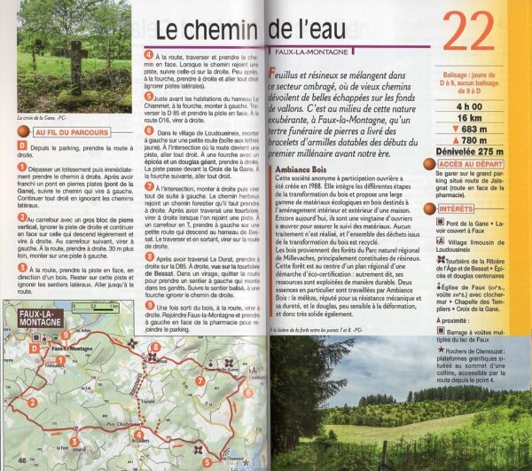 wandelgids La Creuse 9782844664839  Chamina Guides de randonnées  Wandelgidsen Creuse, Corrèze