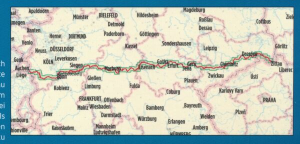 Bikeline Mittellandroute | fietsgids * 9783850007245  Esterbauer Bikeline  Wandelkaarten Duitsland