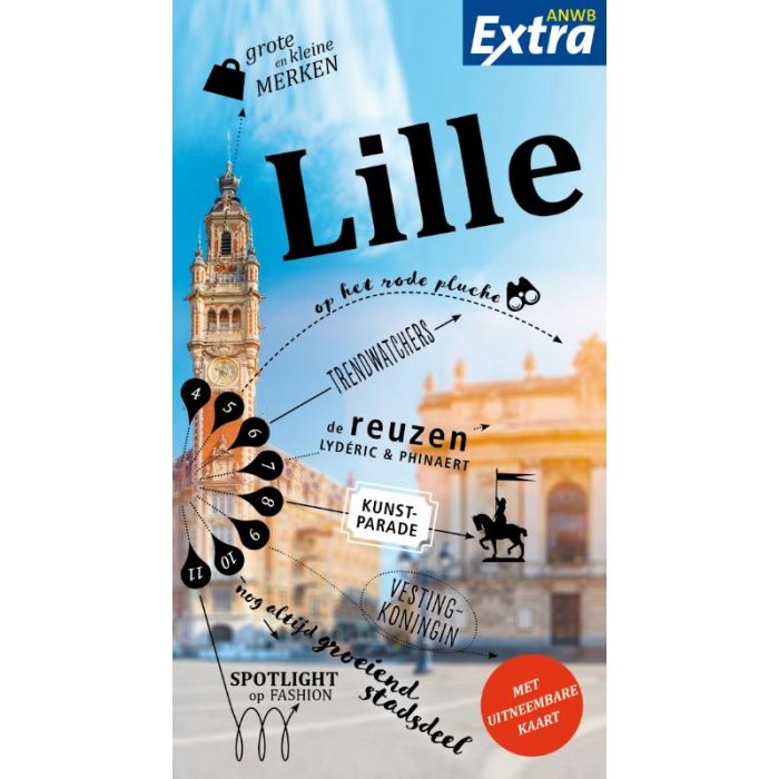 ANWB Extra reisgids Lille + 9789018046187  ANWB ANWB Extra reisgidsjes  Reisgidsen Picardie, Nord