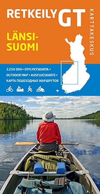 GT Tiekartta Länsi-Suomi  | West-Finland 1:250.000 9789522663412  Genimap Oy   Landkaarten en wegenkaarten Zuid-Finland en Midden-Finland