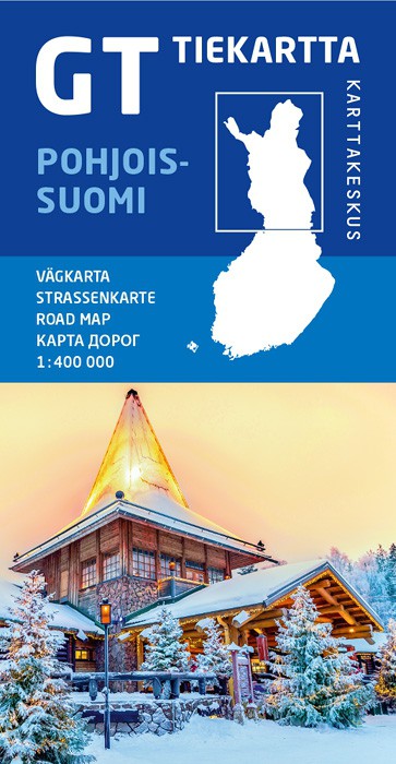 GT-Outdoor Map Pohjois-Suomi (Noord Finland) 1:400.000 9789522665768  Genimap Oy   Landkaarten en wegenkaarten Fins Lapland