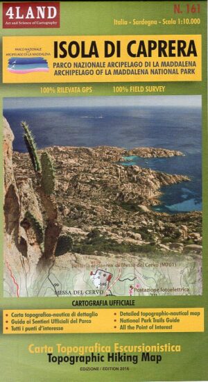 IM-161  Isola di Caprera | wandelkaart 1:25.000 IM161  Idea Montagna 4LAND  Wandelkaarten Sardinië