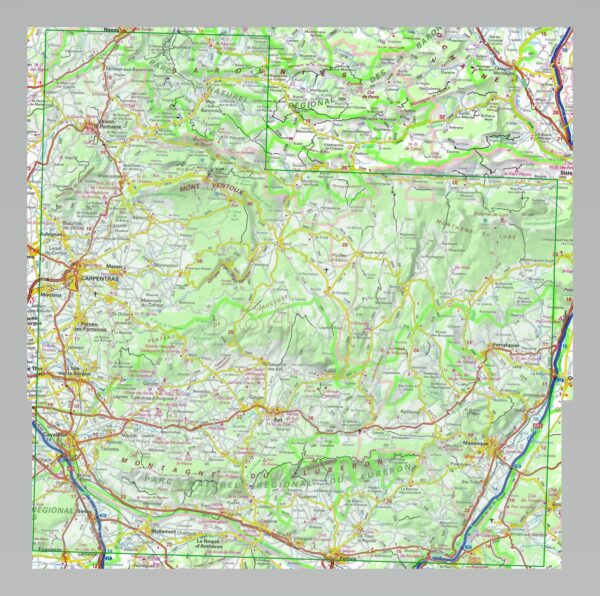 TSQ-34 Luberon - Mont-Ventoux | IGN overzichts- en wandelkaart 9782758549765  IGN TOP 75  Landkaarten en wegenkaarten, Wandelkaarten Provence, Marseille, Camargue