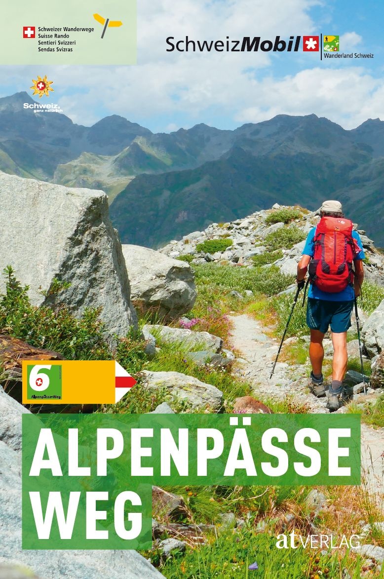 Band 6: Alpenpässe-Weg | wandelgids 9783039020041 Von David Coulin, Ludwig Weh, Philipp Bachmann AT-Verlag Wanderland Schweiz  Wandelgidsen Zwitserland