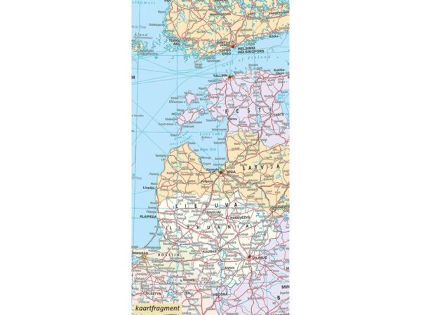 Europa 1:4.500.000 - physikalische Karte (natuurkundig) 9783259014264  Kümmerly & Frey   Landkaarten en wegenkaarten Europa