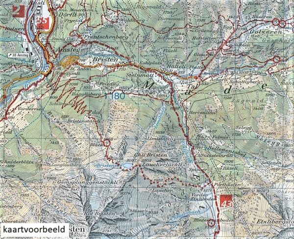 topografische wandelkaart 237T  Walenstadt [2018] 9783302302379  Bundesamt / Swisstopo T-serie 1:50.000  Wandelkaarten Midden- en Oost-Zwitserland