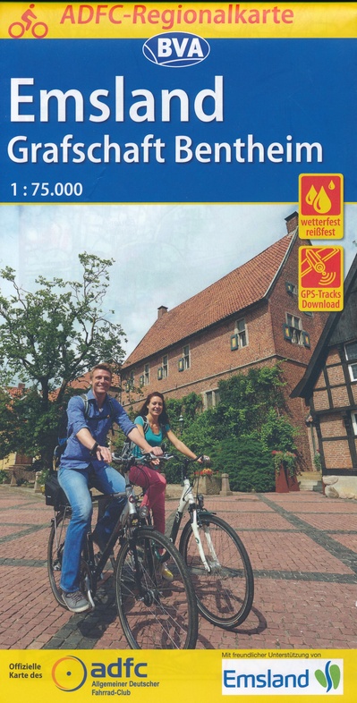 Emsland, Grafschaft Bentheim fietskaart 1:75.000 9783870738860  BVA   Fietskaarten Münsterland