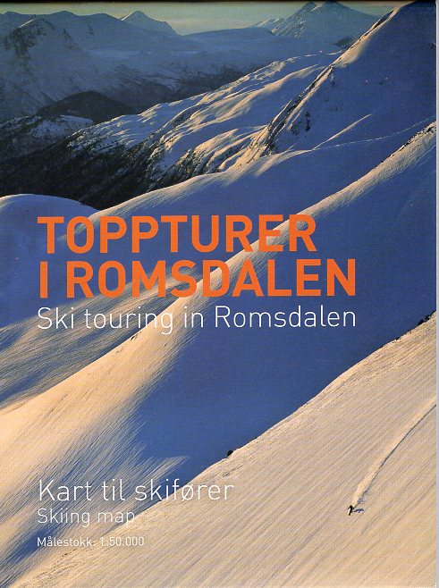 DNT-2728  Romsdalen ski-tourkaart 1:50.000 9788293090120  Nordeca Skikart Norge  Wintersport Midden-Noorwegen