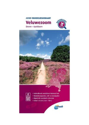 WRK-13 Veluwezoom | ANWB wandelkaart 1:33.333 9789018046477  ANWB Wandelregiokaarten 1:33.333  Wandelkaarten Arnhem en de Veluwe