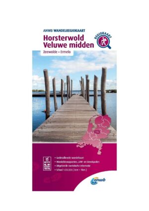 WRK-19 Horsterwold, Veluwe Midden | ANWB wandelkaart 1:33.333 9789018046538  ANWB Wandelregiokaarten 1:33.333  Wandelkaarten Arnhem en de Veluwe