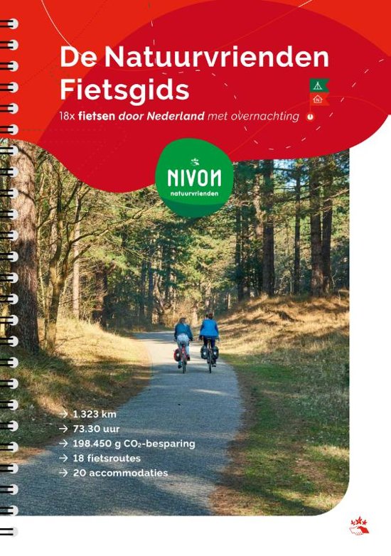 De Natuurvrienden Fietsgids 9789491142154 Magda Vodde Nivon / Wandelnet   Fietsgidsen Nederland