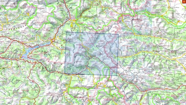 wandelkaart 3538ET Chambeyron, St-Paul,Col-de-Vars 1:25.000 9782758550297  IGN IGN 25 Franse Alpen/ zuidhelft  Wandelkaarten Écrins, Queyras, Hautes Alpes