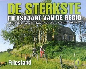 DSF-02 De sterkste fietskaart van Friesland 1:50.000 9789463690935  Buijten & Schipperheijn DSF  Fietskaarten Friesland