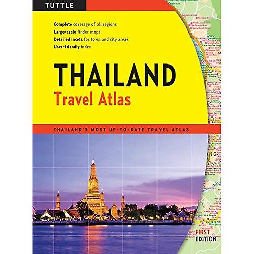 Thailand Travel Atlas 9780804851374  Periplus   Wegenatlassen Thailand