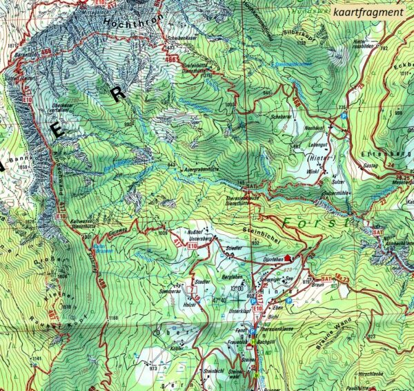 Alpenverein wandelkaart BY-22 Berchtesgaden, Untersberg 1:25.000 9783937530932  Deutscher AlpenVerein Alpenvereinskarten  Wandelkaarten Beierse Alpen