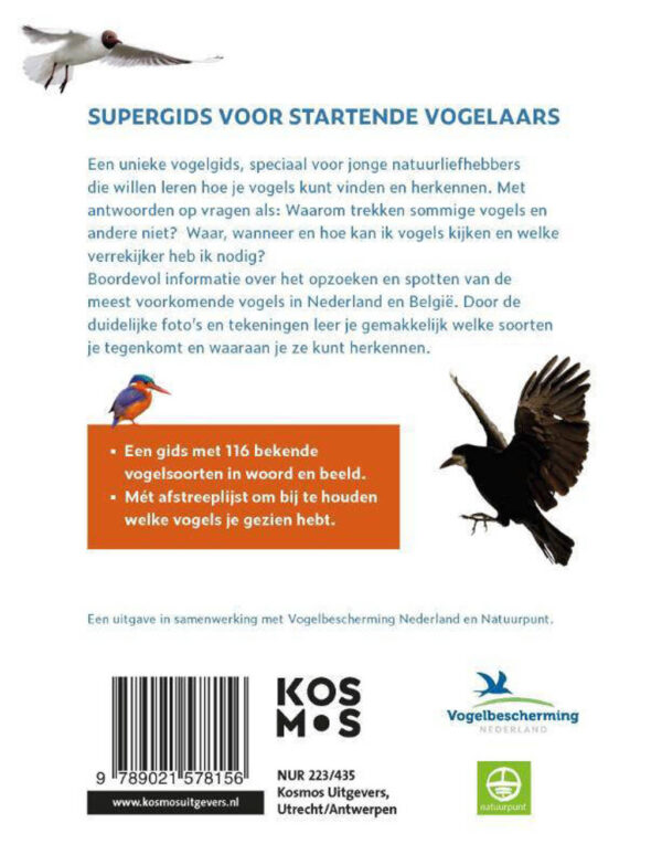 Vogelgids voor kids 9789021578156 Marc Duquet Kosmos   Kinderboeken, Natuurgidsen, Vogelboeken Benelux
