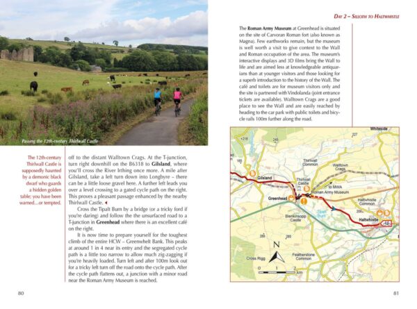 The Hadrians Cycle Way 9781786310422  Cicerone Press   Fietsgidsen Noordoost-Engeland, Noordwest-Engeland