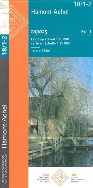 NGI-18/1-2 Hamont, Achel, Kaulille | topografische wandelkaart 1:25.000 9789462352926  Nationaal Geografisch Instituut NGI Vlaanderen  Wandelkaarten Antwerpen & oostelijk Vlaanderen