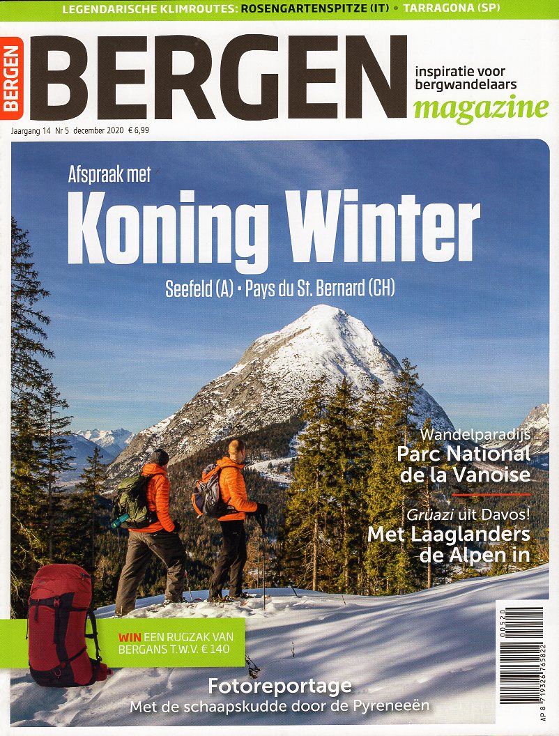 Bergen Magazine december 2020 BM2020E  Tijdschriften, Virtu Media Bergen Magazine  Bergsportverhalen, Wandelreisverhalen Reisinformatie algemeen, Zwitserland en Oostenrijk (en Alpen als geheel)