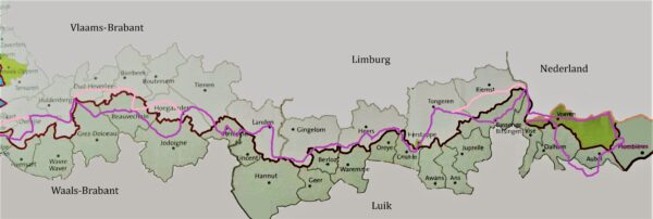 De Taalgrensroute | fietsgids België 9789464000580 Ward Van Loock Ward Van Loock   Fietsgidsen België & Luxemburg