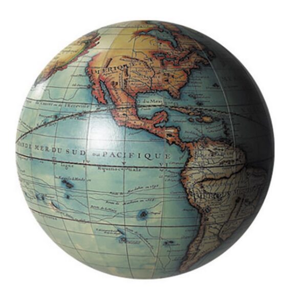 Vaugondy Globe, colour GL213  Authentic Models Globes / Wereldbollen  Globes Wereld als geheel