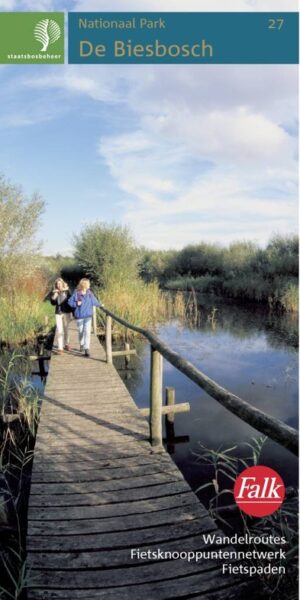 SBB-27  Biesbosch | wandelkaart 1:25.000 9789028703841  Staatsbosbeheer SBB kaart 1:25.000  Wandelkaarten Noord-Brabant