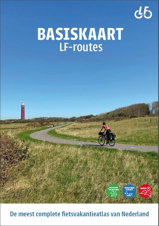 Basiskaart Netwerk LF-routes (ed 2021) 9789072930729  Buijten & Schipperheijn Landelijk Fietsplatform  Fietskaarten, Meerdaagse fietsvakanties Nederland
