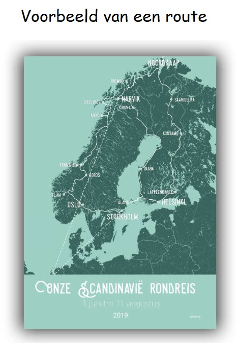 Maak je eigen reisposter: Scandinavië RP-SCA denoorderzon.reisposter.nl De Noorderzon Reisposter   Reisgidsen, Wandkaarten Scandinavië (& Noordpool)