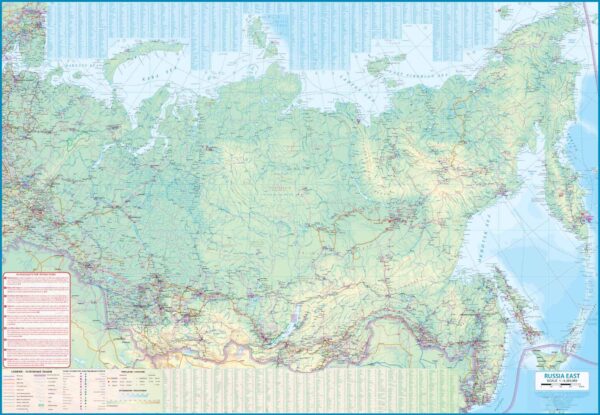 Russia | landkaart, autokaart 1:6.000.000 9781771296670  ITM   Landkaarten en wegenkaarten Rusland