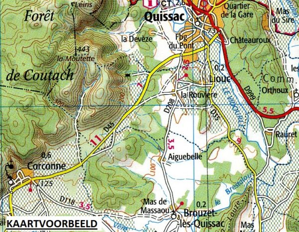 SV-158  Gap, Briançon | omgevingskaart / fietskaart 1:100.000 9782758547693  IGN Série Verte 1:100.000  Fietskaarten, Landkaarten en wegenkaarten Franse Alpen: zuid