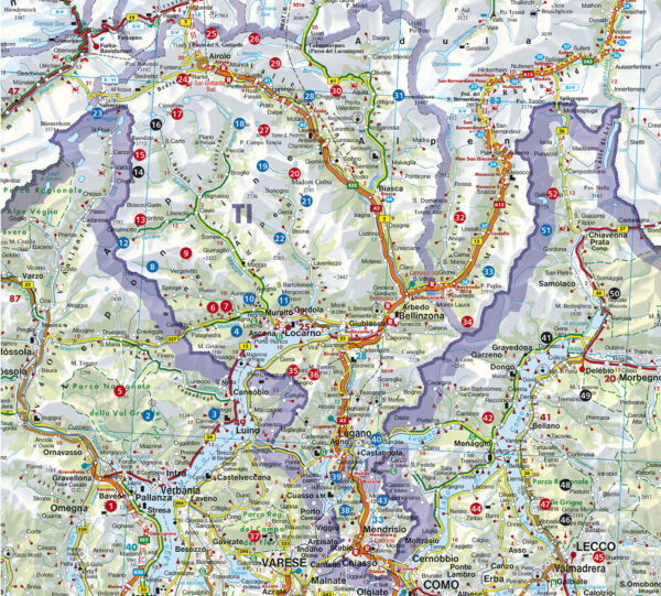 Tessin Rother Wanderbuch 9783763330522  Bergverlag Rother Rother Wanderbuch  Wandelgidsen Tessin, Ticino