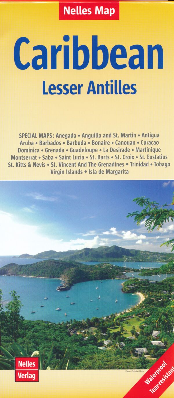 Caribbean Islands 2: Lesser Antilles | wegenkaart - overzichtskaart 9783865743268  Nelles Nelles Maps  Landkaarten en wegenkaarten Caribisch Gebied