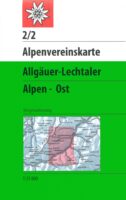 wandelkaart AV-02/2 Allgäuer/Lechtaler Alpen Ost [2017] Alpenverein 9783928777148  AlpenVerein Alpenvereinskarten  Wandelkaarten Vorarlberg