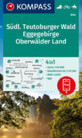 wandelkaart KP-844  Teutoburger Wald Süd 1:50.000 | Kompass 9783990449974  Kompass Wandelkaarten Kompass Nordrhein-Westfalen  Wandelkaarten Teutoburger Woud & Ostwestfalen