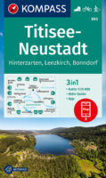 wandelkaart KP-893 Titisee/Neustadt | Kompass 1:25.000 9783991210610  Kompass Wandelkaarten Kompass Zwarte Woud  Wandelkaarten Zwarte Woud