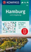 wandelkaart KP-725  Hamburg e.o. 1:50.000 | Kompass 9783991210849  Kompass Wandelkaarten Kompass Duitsland  Wandelkaarten Hamburg