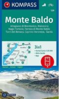 wandelkaart KP-129 Monte Baldo | Kompass 1:25.000 9783991211112  Kompass Wandelkaarten Kompass Italië  Wandelkaarten Gardameer