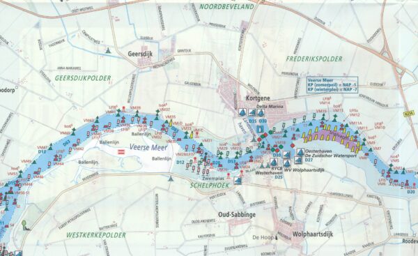 WTK-14 Zeeuwse Delta Waterkaart 9789018046095  ANWB ANWB Waterkaarten  Watersportboeken Zeeland