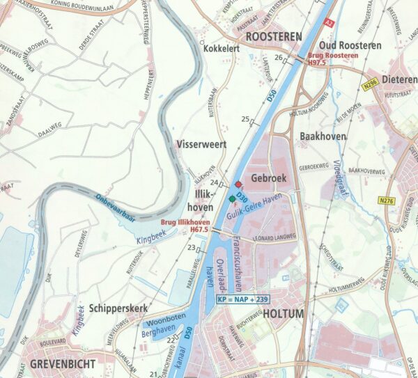 WTK-17 Maas - zuid Waterkaart 9789018046125  ANWB ANWB Waterkaarten  Watersportboeken Maastricht en Zuid-Limburg