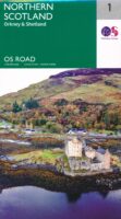 RM-1  Northern Scotland, wegenkaart Noord-Schotland 9780319263730  Ordnance Survey Road Map 1:250.000  Landkaarten en wegenkaarten de Schotse Hooglanden (ten noorden van Glasgow / Edinburgh), Shetland & Orkney