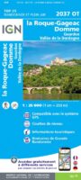 wandelkaart 2037OT Domme, Gourdon, Vallée Dordogne 1:25.000 9782758542957  IGN IGN 25 Dordogne  Wandelkaarten Dordogne