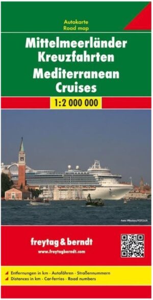 Mediterranean cruises | overzichtskaart 1:2.000.000 9783707912906  Freytag & Berndt   Landkaarten en wegenkaarten, Watersportboeken Zuid-Europa / Middellandse Zee