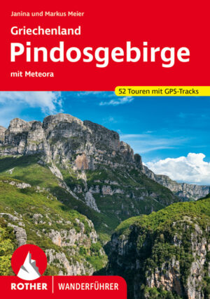 wandelgids Pindosgebirge mit Meteora Rother Wanderführer 9783763345618  Bergverlag Rother RWG  Wandelgidsen Midden-Griekenland, Noord-Griekenland
