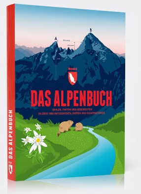 Das Alpenbuch 9783946719311 Spiegel Stefan, Weber Tobias, Köcher Björn Marmota Maps   Landeninformatie Zwitserland en Oostenrijk (en Alpen als geheel)
