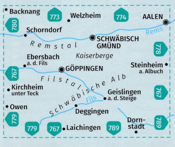Kompass wandelkaart KP-777 Kaiserberge/Filstal 9783990449967  Kompass Wandelkaarten Kompass Bodensee / Schw. Alb  Wandelkaarten Bodenmeer, Schwäbische Alb