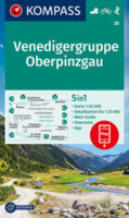 wandelkaart KP-38 Venedigergruppe-Oberpinzgau | Kompass 9783991210900  Kompass Wandelkaarten Kompass Oostenrijk  Wandelkaarten Osttirol, Salzburger Land & Stiermarken