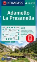 Kompass wandelkaart KP-71 Adamello - La Presanella 1:50.000 9783991211129  Kompass Wandelkaarten Kompass Zuid-Tirol, Dolomieten  Wandelkaarten Zuid-Tirol, Dolomieten