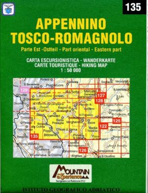 135 Appennino Tosco-Romagnolo CAI14  Istituto Geografico Adriatico Carte esc. 1:50.000  Wandelkaarten Bologna, Emilia-Romagna, Toscane, Florence