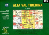 125 Alta Val Tiberina CAI73  Istituto Geografico Adriatico Carte esc. 1:50.000  Wandelkaarten Toscane, Florence