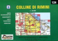 124 Colline di Rimini CAI83  Istituto Geografico Adriatico Carte esc. 1:50.000  Wandelkaarten De Marken